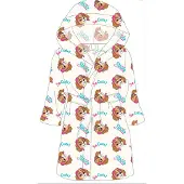 Nickelodeon Paw Patrol Badjas Skye Meisjes Fleece Maat 98/104