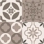 Crearreda Muurstickers Cementine 30 X 30 Cm Eva Grijs 3 Stuks