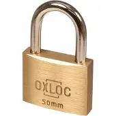 Oxloc Hangslot Messing 50mm VS