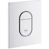 GROHE Arena Cosmopolitan bedieningsplaat tweeknops frontbediening verticaal Wit