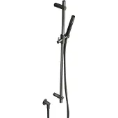 Hotbath Cobber M317 glijstangset 90cm met staafhanddouche en wandaansluitbocht verouderd ijzer