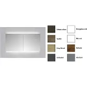 Sanicare Spiegelkast qlassics ambiance 100 cm 2 deuren schots-eiken