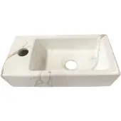 Wiesbaden Fontein mini-rhea links 360x180x90 keramiek carrara