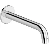 Duravit Baduitloop no.1 wandmontage delen voorsprong 19.8 cm chroom