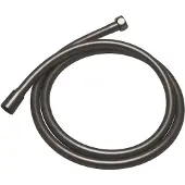 Qisani Doucheslang flow anti-twist 150 cm geborsteld gun metal
