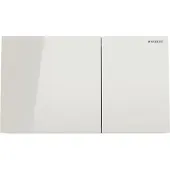 Geberit Drukplaat sigma 70 frontbediening 2-toets glas zandgrijs