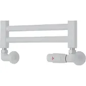 TVS Radiator aansluitset valves 220 wit