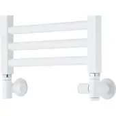 TVS Radiator aansluitset valves 130 wit