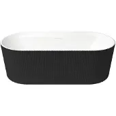 Zydra Vrijstaand ligbad olympia 170x80 cm negro