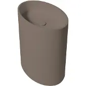 Zydra Vrijstaande Waskom Elipse 60x42 cm Moka