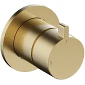 Hotbath Ace AC111EXT afbouwdeel inbouw 2-weg omstel geborsteld messing PVD