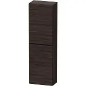 Duravit Hoge kast d-neo kolomkast wand 132 cm linksdraaiend mat kastanje