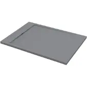 Best design Douchebak Decent 120x90x3.5 cm Solid Surface Grijs