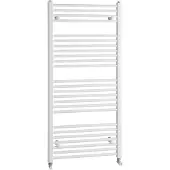 Sapho Handdoekradiator direct recht 75x132.2 cm 864w wit