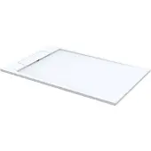 Best design Douchebak Decent 180x90x4.5 cm Solid Surface Mat Wit