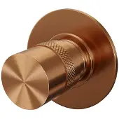 Brauer Copper Edition stopkraan geborsteld koper PVD