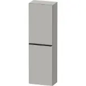 Duravit Hoge kast d-neo kolomkast wand 132 cm linksdraaiend mat betongrijs