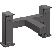 Hansgrohe Badrandmengkraan vernis shape 2-gats mat zwart