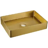 Sapho Waskom aurum vierkant 50x35 cm rvs matt rose goud