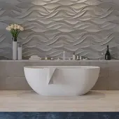 Ideavit Ligbad Vrijstaand Solidera 150x76x53 cm Solid Surface Mat Wit