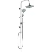Aloni BWS Regendouche | Tondo | Met zeephouder | 20cm Stortdouche | Chroom | Opbouw (Excl. mengkraan)
