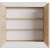 Boss & Wessing Spiegelkast bws cube 80x70x16 cm 2 deuren washed oak