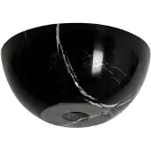 Plieger Waskom Opbouw Mini Round 26x12 cm Marmer Zwart
