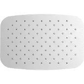 Boss & Wessing Hoofddouche bws ultra ovaal 30x30x2 cm chroom