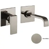 Sanimex Inbouw Wastafelmengkraan Giulini Eenhendel 25.5cm Inclusief Inbouwdelen Mat Nikkel