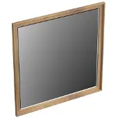 Forzalaqua Spiegel Reno Vierkant 80x80 Cm Eiken Oyster