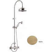 Sanimex Doucheset Giulini Thermostatisch Incl. Douchegarnituur Hoofddouche Ø 20cm Brons