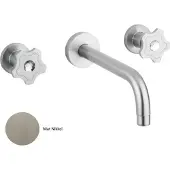 Sanimex Inbouw wastafelmengkraan giulini tweeknops 20 cm inclusief g-link inbouwdeel mat nikkel