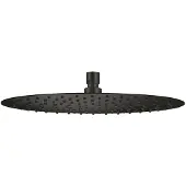 Qisani Hoofddouche flow ø 30 cm geborsteld mat zwart