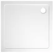 Sapho Douchebak gegoten marmer aqualine 80x80x3 cm vierkant wit