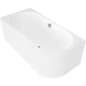 Polysan Ligbad viva 170x75x60 cm asymmetrisch links wit