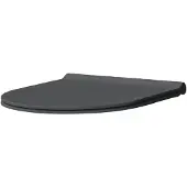 Xenz Gio toiletzitting met softclose en quick release zwart mat