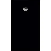 Allibert - Douchebak - Karbon 140 X 80 Cm - Polybeton - Zwart