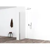 Boss & Wessing BWS Eco Zijwand met Muurprofiel 40x200cm NANO Coating 8mm