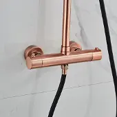 Boss & Wessing Opbouw douchekraan bws copper pro thermostatisch geborsteld koper