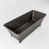 Mondiaz Vrijstaand bad lundy 170x75 cm kleur dark grey /dark grey