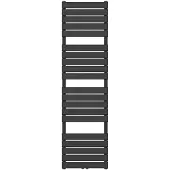 Boss & Wessing Handdoekradiator BWS Ress Middenaansluiting 180x50 cm Zwart