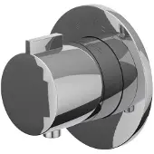 Ivy Aia Pact Afbouwdeel inbouwthermostaat symmetry met rond rozet Chroom