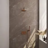 Brauer Thermostatische Inbouwdoucheset Copper Edition Recht Met Drukknoppen (Alle Opties)