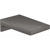 Hansgrohe Baduitloop Metropol Watervalstraal 18.5 cm Geborsteld Zwart Chroom