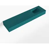 Mondiaz LEX Smag vrijhangende solid surface wastafel 120cm. Positie wasbak rechts