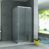 Boss & Wessing Bws douchecabine | hayes | vierkant 80x80x195 cm | chroom profiel