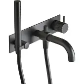 Hotbath Inbouw douche/badmengkraan cobberxmet automatische omstel mat zwart