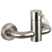 Hak Sapho MINIMAL douchearmatuur, geborsteld roestvrij staal