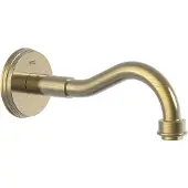 Tres Kraanhals clasic inbouw uitloop 21 cm verouderd messing