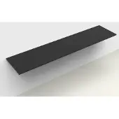Arcqua Wastafelblad topblad marble 210x46 cm cast marble mat zwart